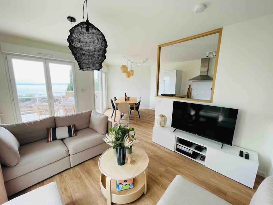 Magnifique Appart Renove Evian Duplex Vue Lac 8 Pers Zewnętrze zdjęcie
